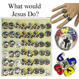 576 Wholesale "what Would Jesus Do?" Rings
