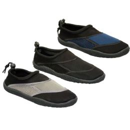 36 Units of Wholesale Mens Water Shoes - Men's Aqua Socks