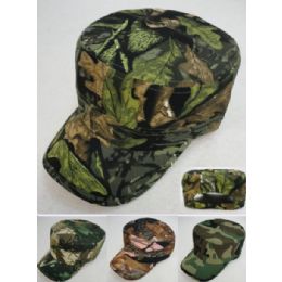 24 Units of Cadet Hat Assorted Camo - Cowboy & Boonie Hat