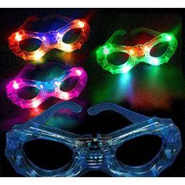 288 Pieces Flashing Spider Web Glasses - Party Favors