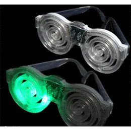 96 Pieces Flashing Spiral Glasses. - Party Favors