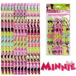 24 Wholesale Disney's Minnie Bowtique Pencil 12 Packs