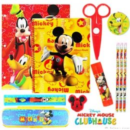 12 Wholesale Disney's Mickey Mouse 11-Piece Value Playpacks