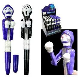 144 Wholesale Lightup Boxing Ghost Pens