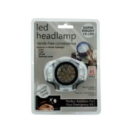 12 Pieces Led Headlamp With 4 Mode Settings - Flash Lights