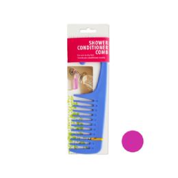 72 Wholesale Shower Conditioner Comb With Hook