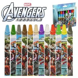 48 Wholesale Jumbo Avengers Crayons