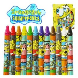 48 Wholesale Jumbo Spongebob Squarepants Crayons