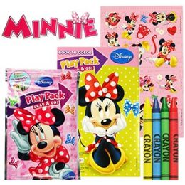 24 Pieces Disney's Minnie's BoW-Tique Play Packs - Grab & go - Coloring & Activity Books