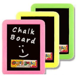 72 Wholesale Plastic Chalkboard Sets