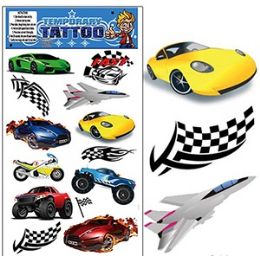 200 Pieces Racing Temporary Tattoos - Tattoos and Stickers