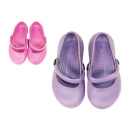 72 Wholesale Girl's Slippers With Strap
