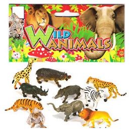48 Pieces Wild Animal Assortments - Animals & Reptiles