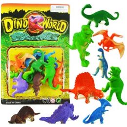 48 Wholesale Vinyl Dinosaurs