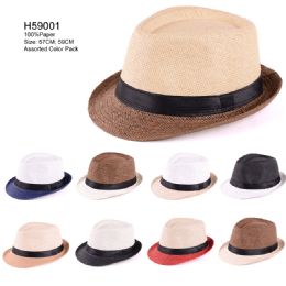 24 Wholesale Wholesale Fedora Fashion Hats