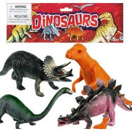12 Wholesale Jumbo Vinyl Dinosaurs