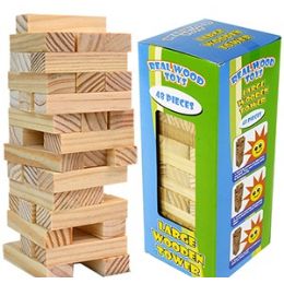 24 Wholesale Large Wooden Tower Games