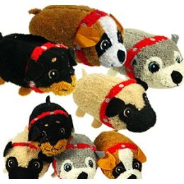 72 Pieces Mini Plush Stackable Dogs. - Plush Toys