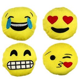 96 Wholesale Mini Plush Emojis.