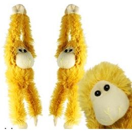 144 Bulk Plush Hanging Baby Monkeys