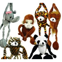 144 Wholesale Mini Plush Jungle Animals