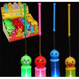 192 Pieces Goofy Faces Flashing Lanterns - Light Up Toys