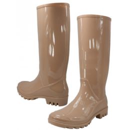 12 Wholesale Women's 13.5 Inches Water Proof Rubber Rain Boots
