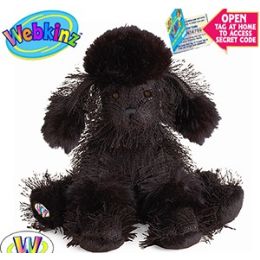 24 Wholesale Plush Webkinz Black Poodle By Ganz.
