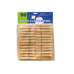 48 Pieces 50 Piece Wood Clothespins - Clothes Pins