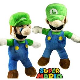24 Wholesale Plush Super Mario Bros -Luigi.