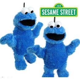 24 Wholesale Plush Sesame Street Cookie Monster,
