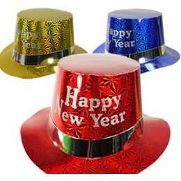 100 of Paper Happy New Year Hats.