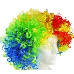 48 Wholesale Curly Rainbow Wigs.