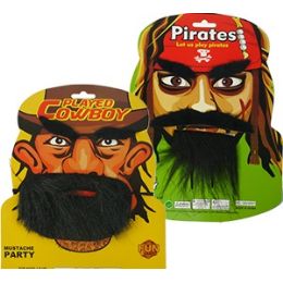 240 Pieces Pretend Facial Hair - Costumes & Accessories
