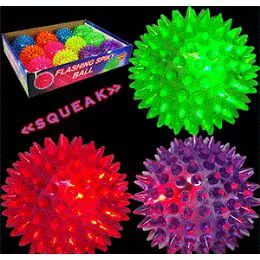 192 Wholesale Flashing Spikey Balls