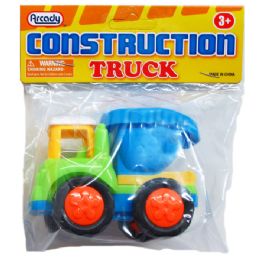 192 Wholesale 3.5" F/w Contruction Truck In Poly Bag W/header