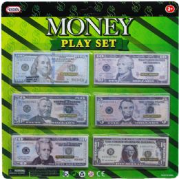 144 Wholesale 180 Count Mini Money Play Set In Blister Card