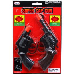 48 Units of 2pc Super Cap Toy Guns(revolvers) In Blister Card - Toy Weapons