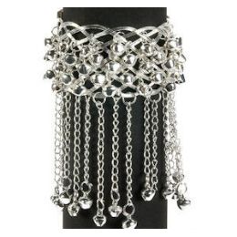 12 Wholesale Silver Armband With Bells