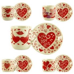 72 Wholesale "i Love You" Demitasse Cup.