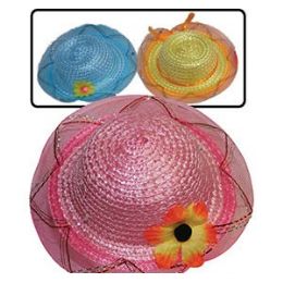 80 Pieces Small Girl's Fancy Hats. - Sun Hats