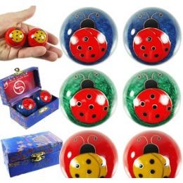 60 Wholesale Lady Bug Chinese Health Balls