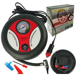 12 Units of Portable Air Compressor - Auto Steering Wheel Covers