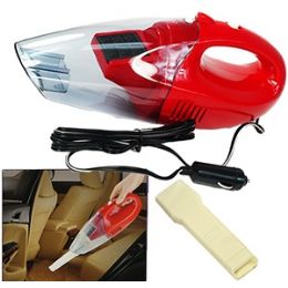 8 Pieces Wet Dry Hand Held Car Vacuum Cleaners - Red. - Auto Cleaning Supplies