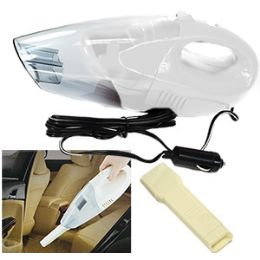 8 Pieces Wet Dry Hand Held Car Vacuum Cleaners - White. - Auto Cleaning Supplies