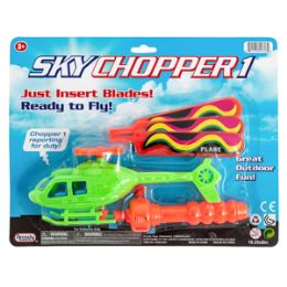 24 Wholesale Pull String Sky Chopper