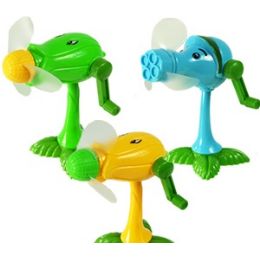 96 Pieces Mini Hand Crank Fans. - Novelty Toys