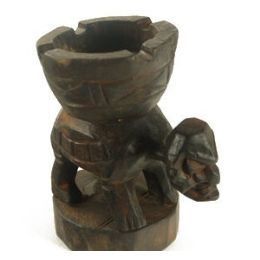 24 Wholesale Carved Wooden Ashtray