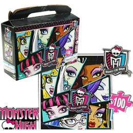 24 Wholesale Monster High Gift Box Puzzles