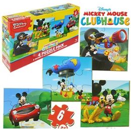 24 Pieces Disney's Mickey's Clubhouse Puzzles - Puzzles